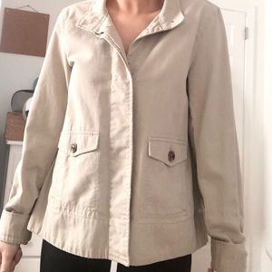 LOFT Outlet Tan Short Jacket